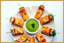 Chutney Cheese Paneer Tikka