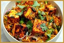 Paneer Tikka Biryani